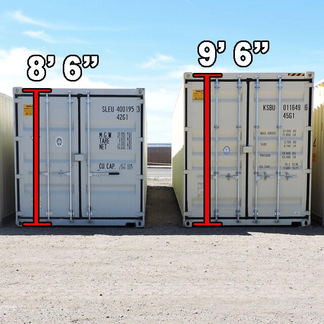 20' Side open shipping container